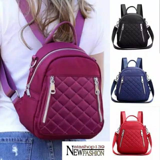 Hot Sale 2020 Fashion Tas Wanita Tas Backpack Multifungsi Model Chibao Bordir