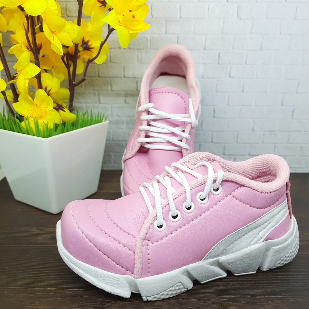 mandirishoesstore-SEPATU SNEAKER TALI ANAK PEREMPUAN USIA 1 2 3 4 5 6 TAHUN FAY07