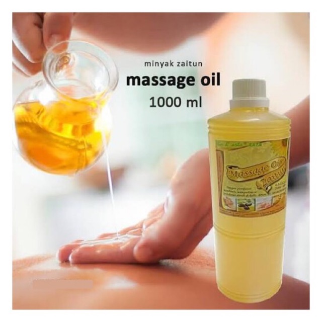 Minyak Zaitun 1liter Spa Massage Oil Salon Barber 1000ml Minyak Pijat Literan Shopee Indonesia