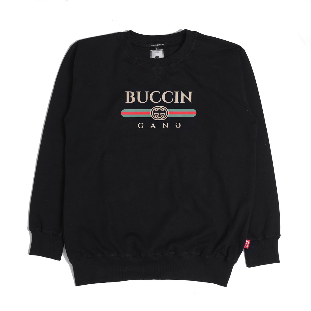 Crewneck Buccin Black By ZeroTwentyTwo