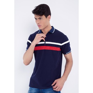  Kaos  Pria Ryusei Polo  Men Akeno Navy Shopee Indonesia