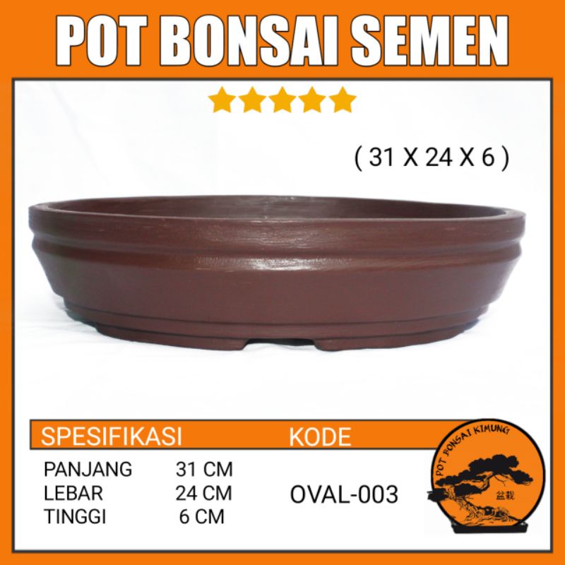 Pot Bonsai Semen Bentuk Oval Murah Pot Tanaman Pot Semen Pot Murah Pot Tawon Pot Tanaman Hias