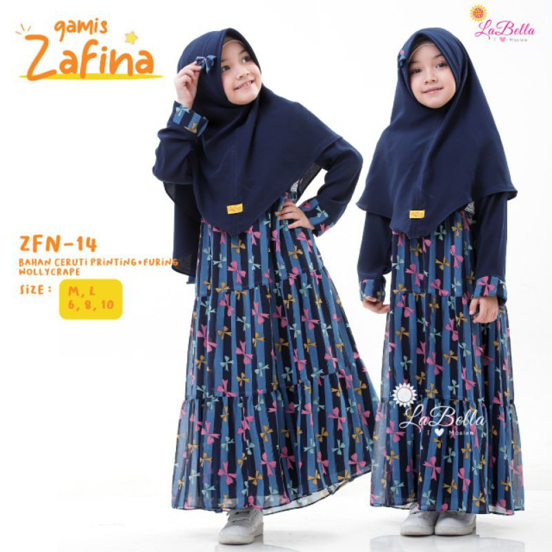 Zafina Dress set anak Labella