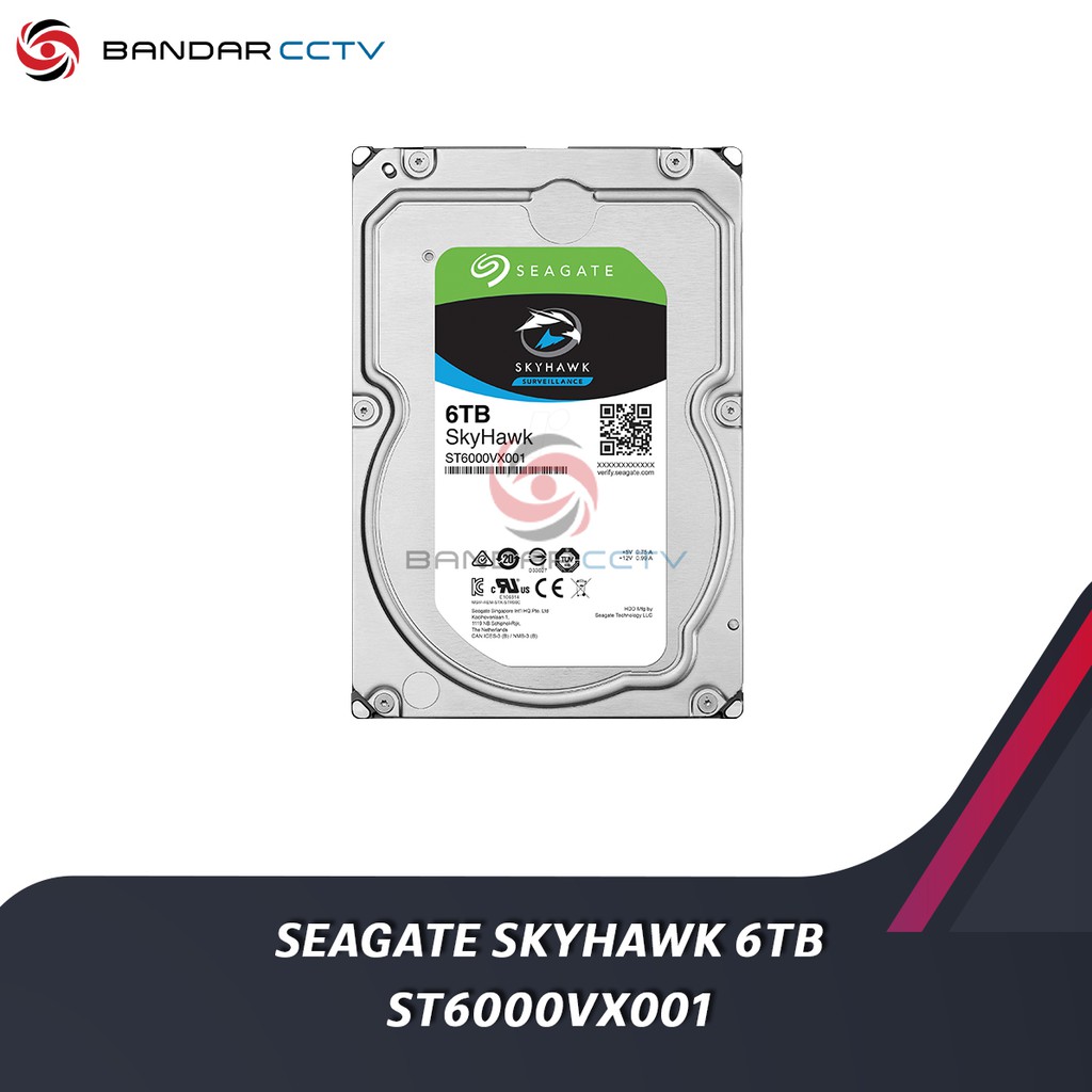 Harddisk Seagate Skyhawk 6TB ST6000VX001