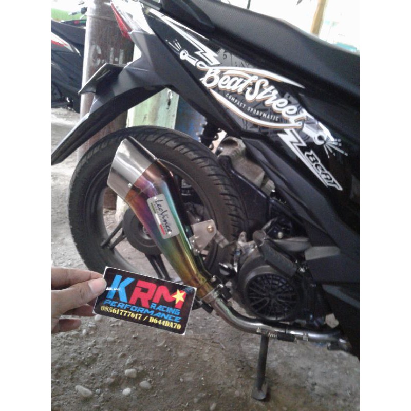 KNALPOT LEOVINCE BUAT HONDA BEAT , BEAT POP DAN BEAT STREET