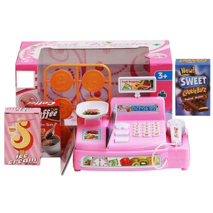 MAINAN ANAK PEREMPUAN MINI CASH REGISTER MESIN KASIR MAINAN ANAK PEREMPUAN MINI CASH REGISTER MESIN KASIR