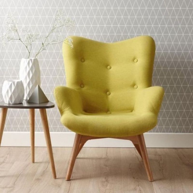 kursi uya kuya sofa single unik uya kuya bahan kain fabric