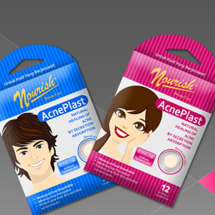 Nourish Acne Plast 12 Patch Nourish Plester Jerawat Isi 12 Patch