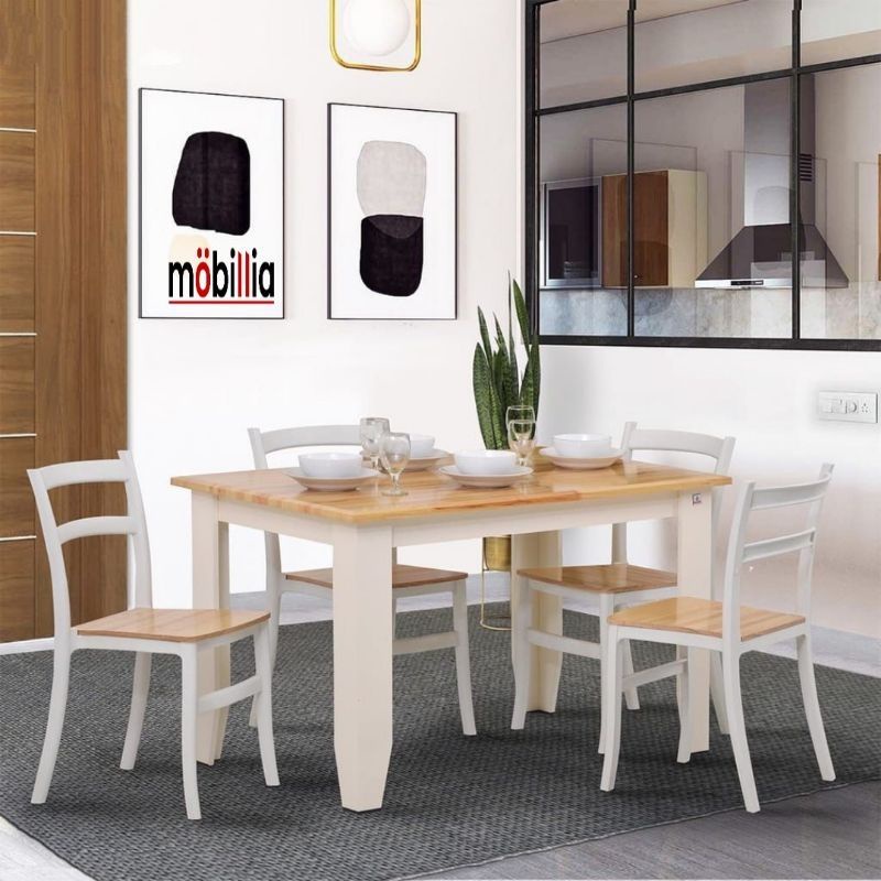 meja makan minimalis meja makan set 4 kursi