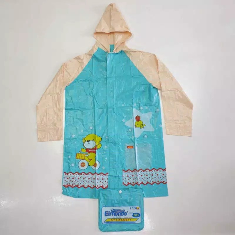 JOPE UMBRELLA - Jas Hujan Anak Remaja Elmondo 603 Exclusive Bahan Tebal Anti Rembes