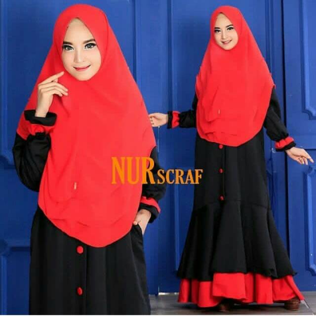 Gamis baloteli model duyung