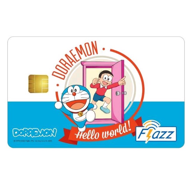 Flazz BCA Gen 2 /Gen2 - DORAEMON edisi MAGIC DOOR (Pintu Ajaib Kemana Saja) /ORI Like eTOLL eMONEY Tapcash or Brizzi