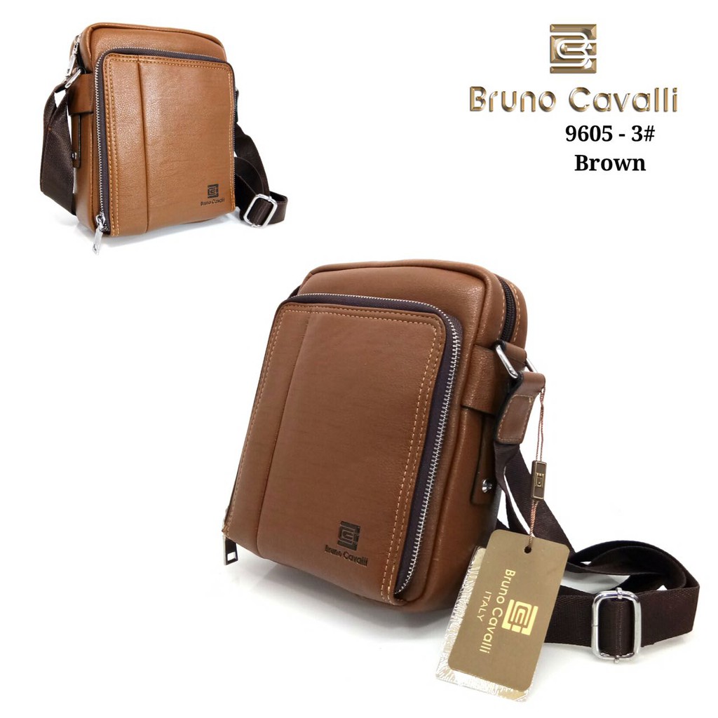 TAS SELEMPANG PRIA ORIGINAL BRANDED BRUNO CAVALLI 9605-3