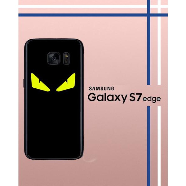 Casing Custom Hardcase Polycarbonate Hp Samsung Galaxy S7 Edge Case Cover Monster Fendi 5 E0663