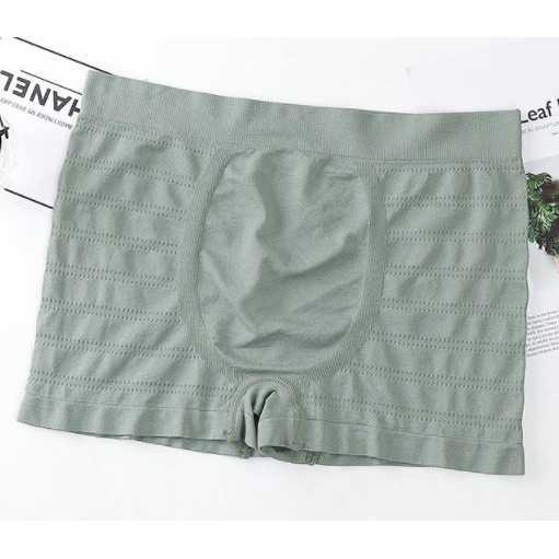 BEE - Celana Boxer Premium Bahan Rajut Cd Pria Import Boxer Polos Cwo VI & BB 1229-247 HIJAU