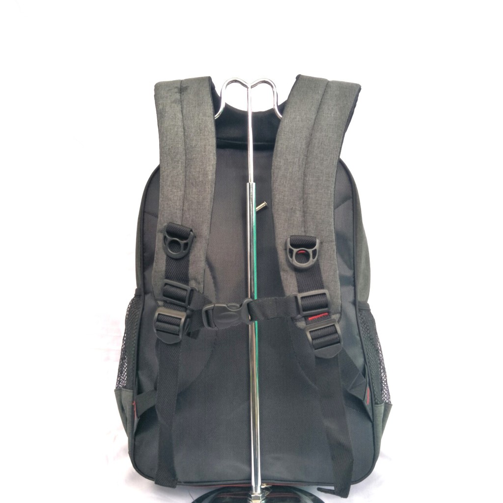 Polo Dik tas ransel polo pria dan wanita tas punggung backpack tas laptop + rain cover