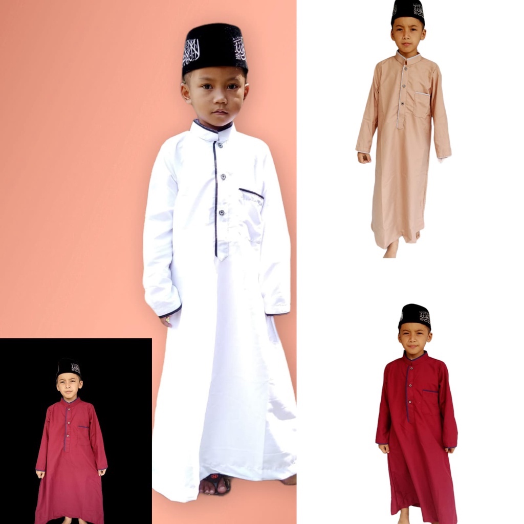 Gamis Jubah anak laki laki / Jubah Anak laki laki / Gamis jubah anak / Koko pria Pakistan TERBARU 2 