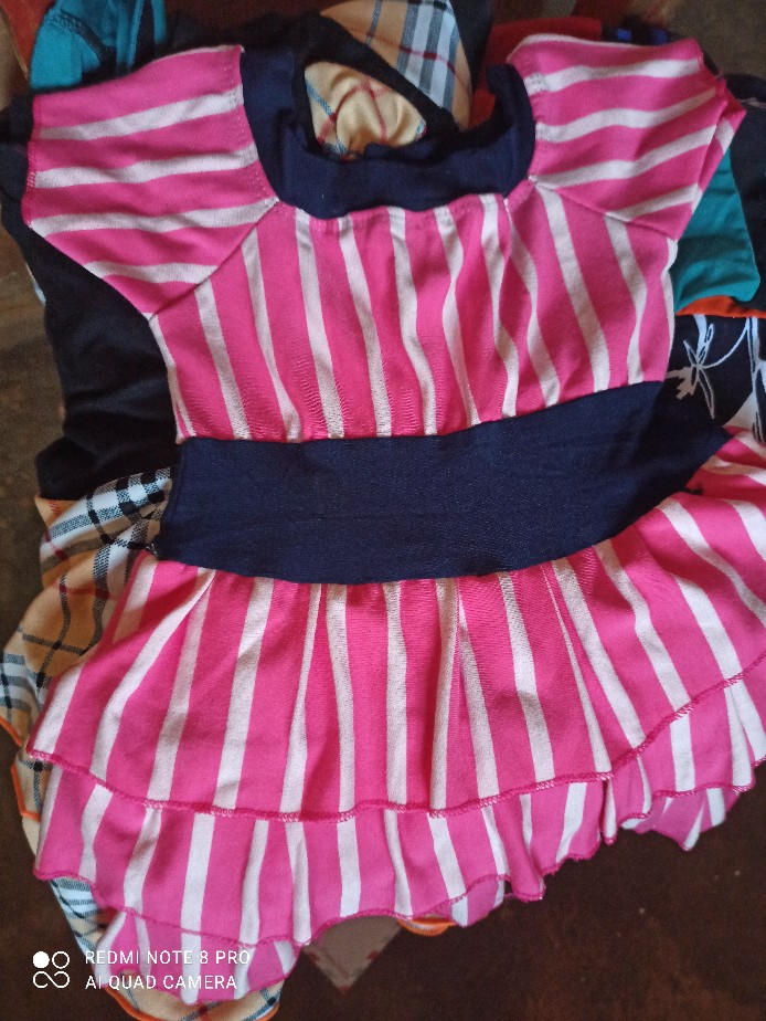 Baju Aurell Uk Bayi - 6 Tahun / Dress Anak Lengan Atasan Perempuan Dres Bunga Cutbray Blouse Batik