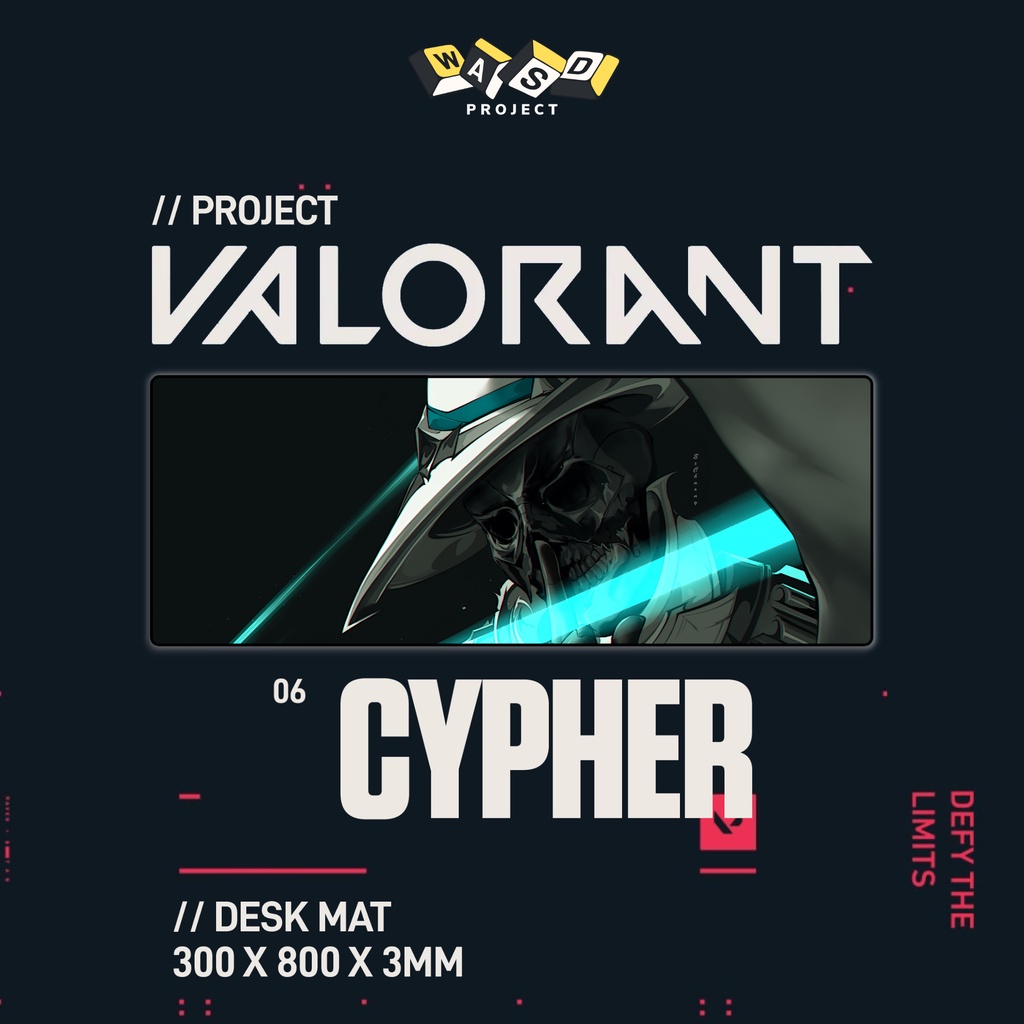 PROJECT Valorant: CYPHER Mousepad / Deskmat