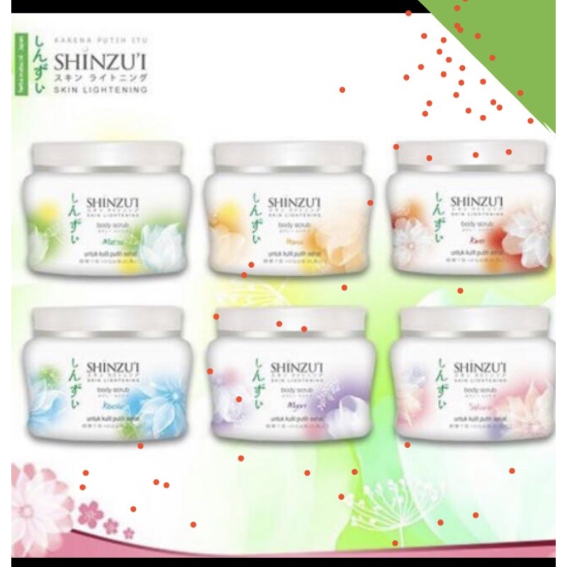 shinzui Body Scrub 200gr (Besar) shinzui lulur