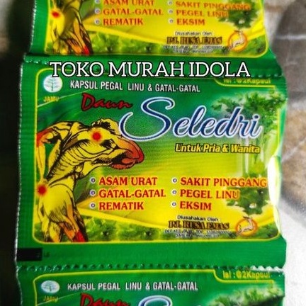 Kapsul Daun Seledri Pegel Linu