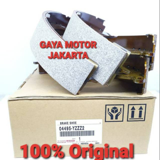 Kampas Rem Belakang Brake Shoe Toyota Kijang Efi 2000cc-Kijang Innova 04495-YZZZ2