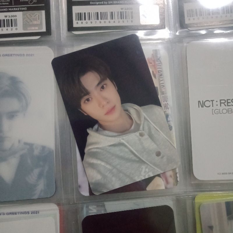 pc jaehyun slowacid / slow acid vol 1 hoodie selfie selca ver photocard