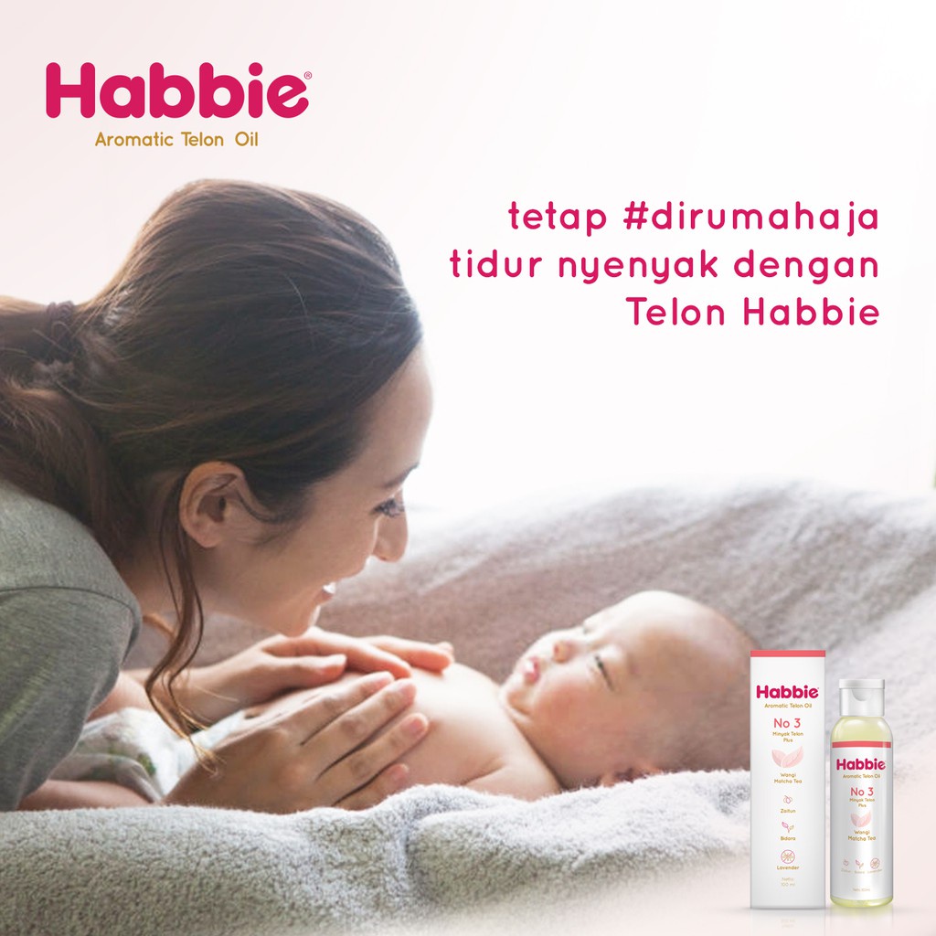 Habbie Aromatic Telon Oil Seri Teh - 100 ml (Tersedia varina Aroma)