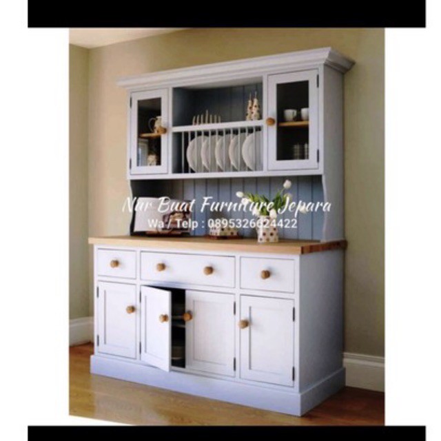 Almari Dapur / Almari Kitchen Set Duco White