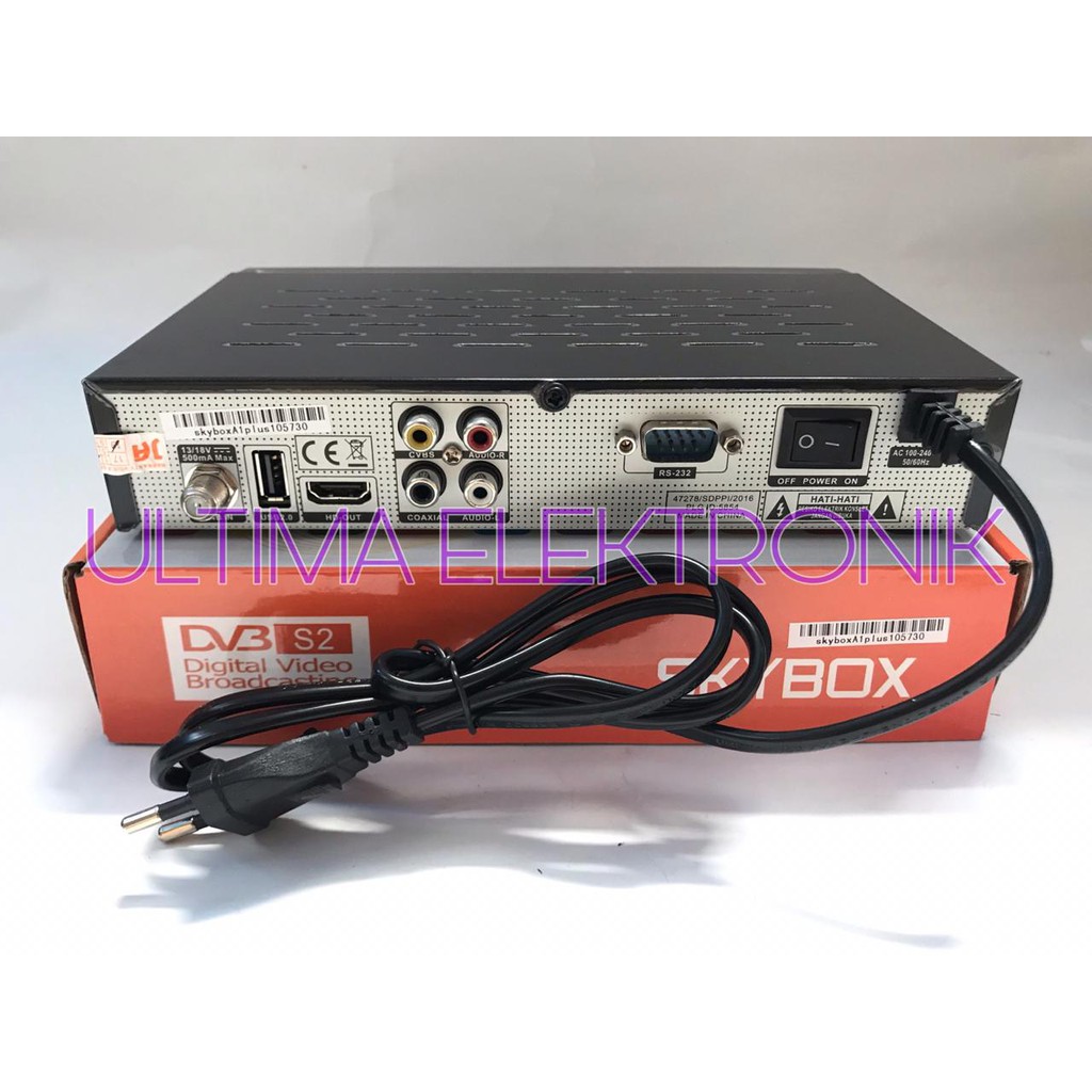 Receiver Parabola Skybox A1 Plus H265 HEVC WEBSERVER