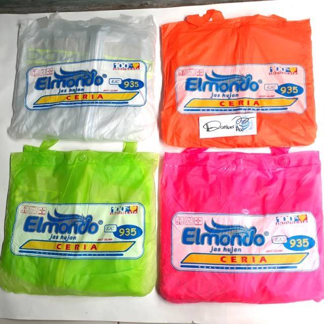 Jas hujan setelan murah jaket celana elmando ceria dan lexi - jas hujan elmando stelan jaket celana