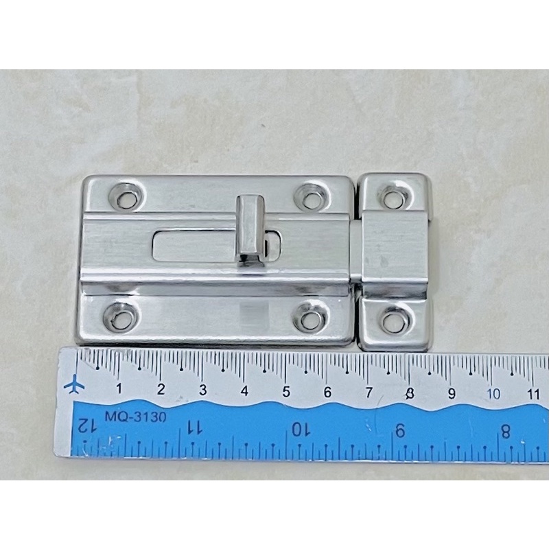 Kunci Pintu Jendela Grendel Stainless Slot Lebar Kamar Mandi 3 inch 3&quot;