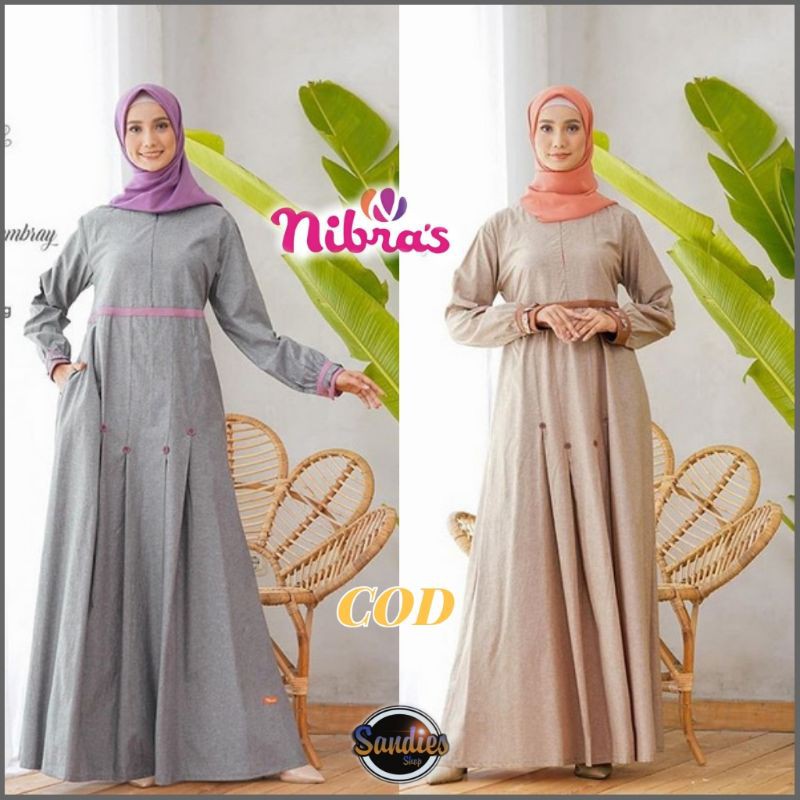 NS 65 Nibras Ready Stock, Gamis Nibras NS 65, Gamis Syar'i Nibras NS 65, Gamis Syar'i Dewasa
