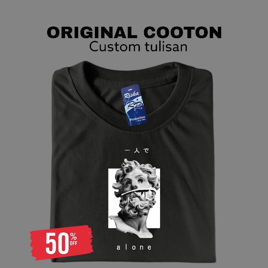 kaos distro patung yunani aesteatic [paling adem]