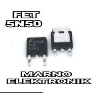 TR FET 5N50 TRANSISTOR MOSFET 5N50 SMD ASLI ORIGINAL ORI