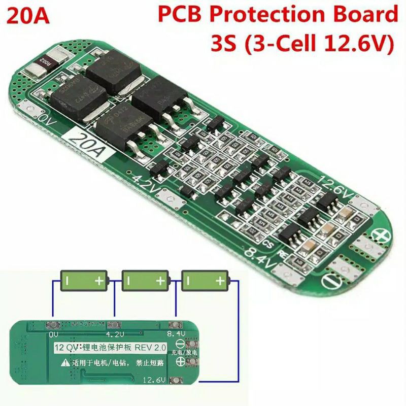 BATTERY CHARGER BMS 20A 3S