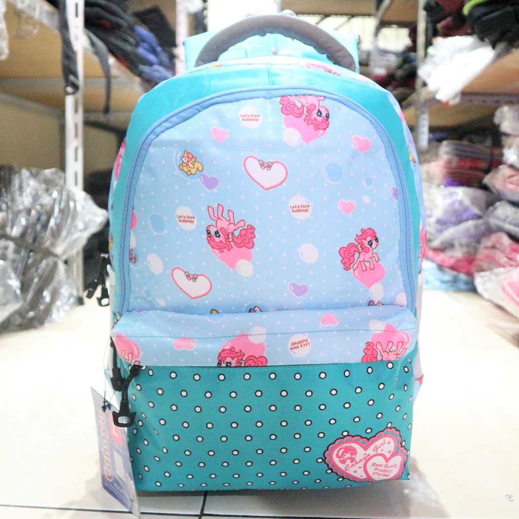 Tas Ransel Anak Cewek Gambar Little Pony Lucu Terbaru Berkualitas Trendy Tas Sekolah Sd Smp Keren Shopee Indonesia