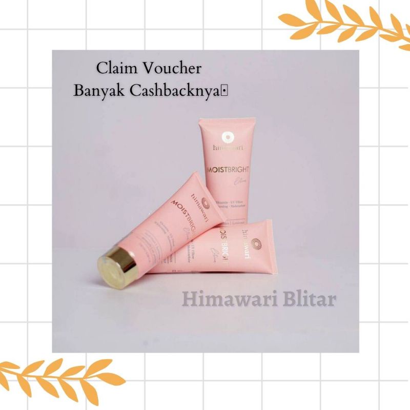 MOISTBRIGHT LOTION HIMAWARI , HB PEMUTIH BPOM AMAN BUMIL BUSUI
