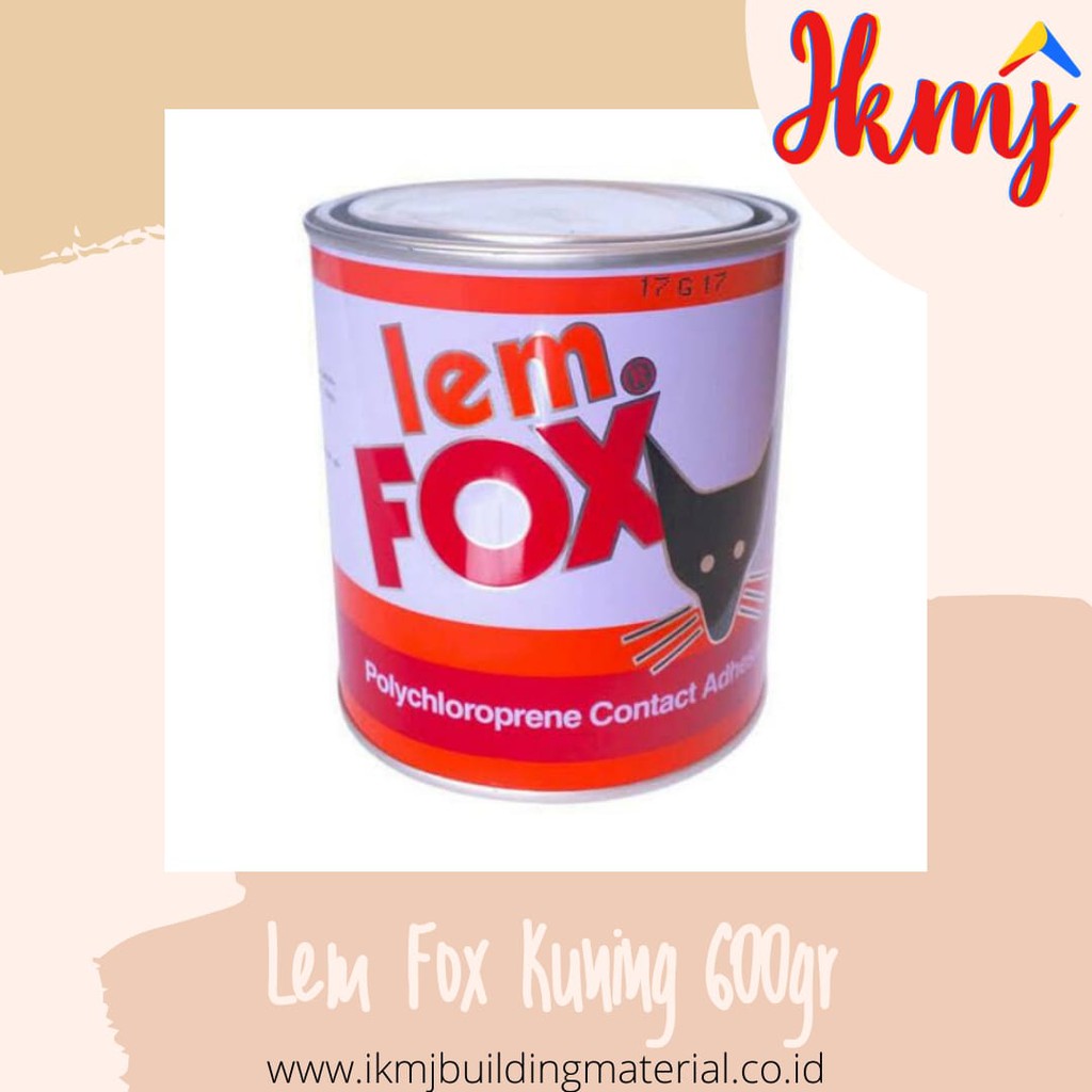 

Lem Fox kuning 600gr