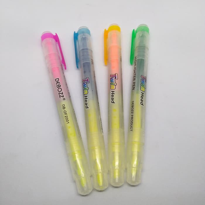 

Debozz Highlighter Pen / Stabilo Twin Head / Deboz Twin Head Highlighter / DB-OF2001