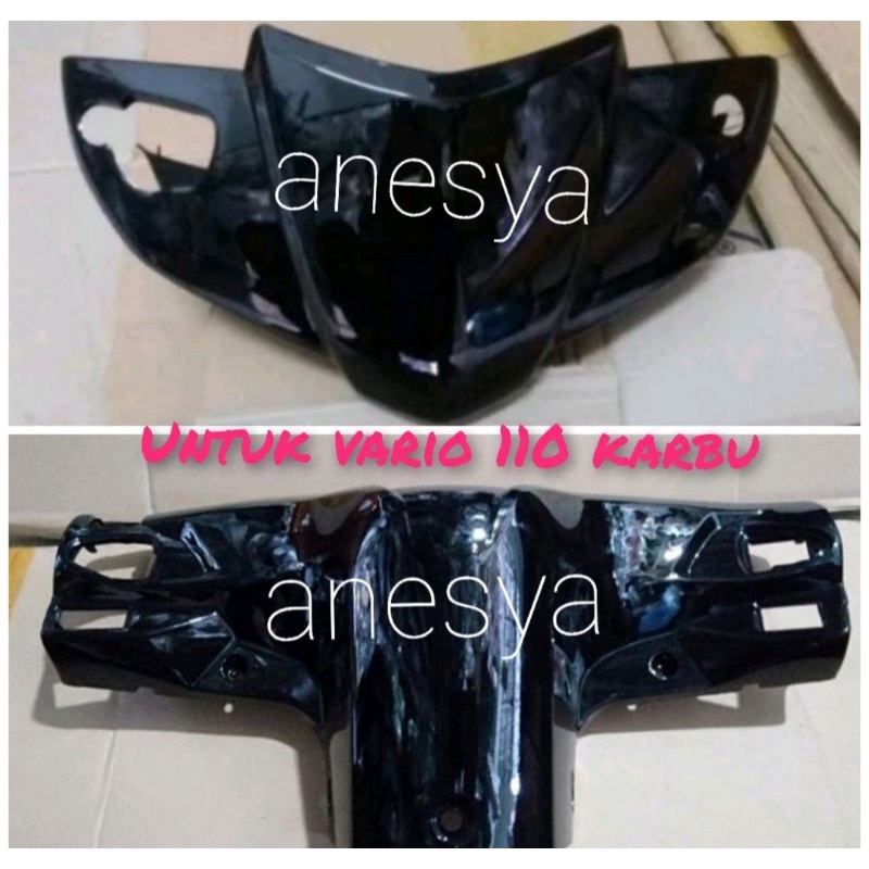Batok kepala depan belakang vario 110 karbu hitam