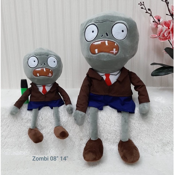 Boneka Zombie Size 50cm/14&quot;/Boneka Plants vs Zombie