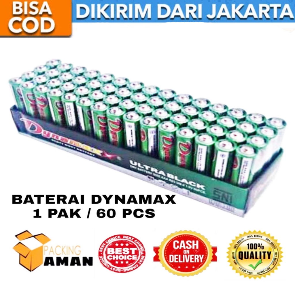 BISA COD - BATERE DYNAMAX BATERAI UKURAN A3 AAA MURAH MERIAH DAN TAHAN