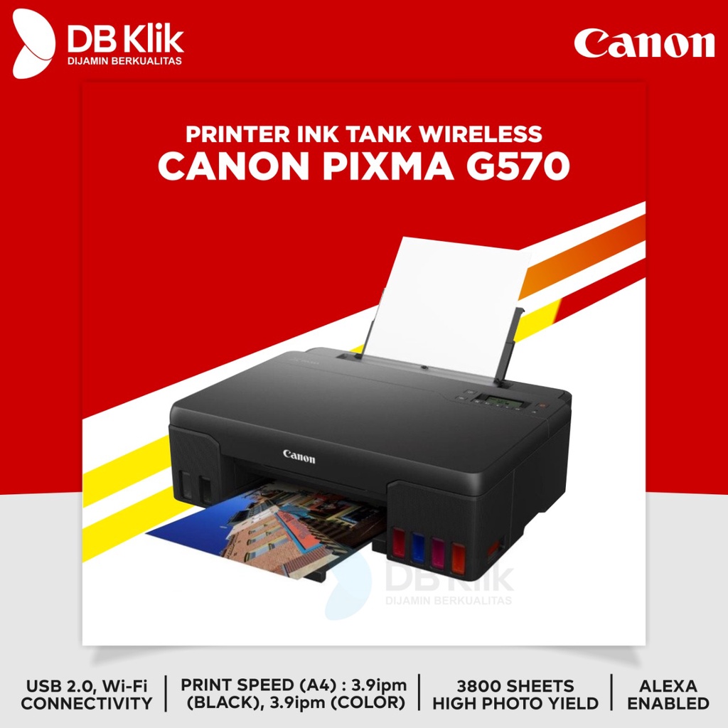 Printer CANON PIXMA G570 Ink Tank Wireless - CANON G570 (Print Only)