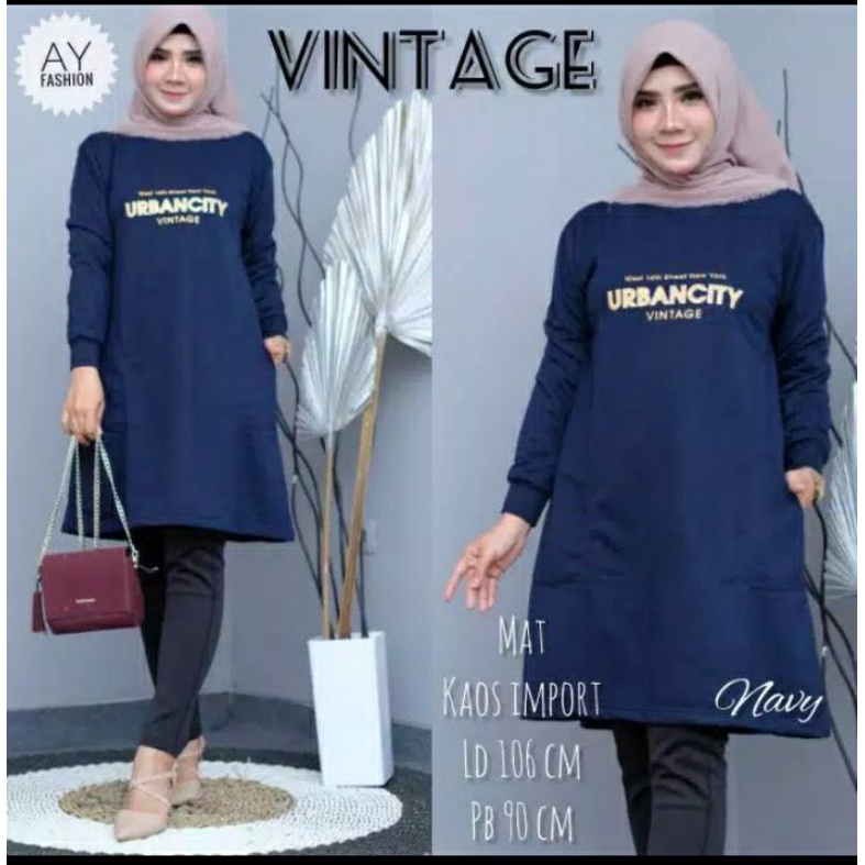 Kaos tunik model terbaru/motif mewah dan kekinian