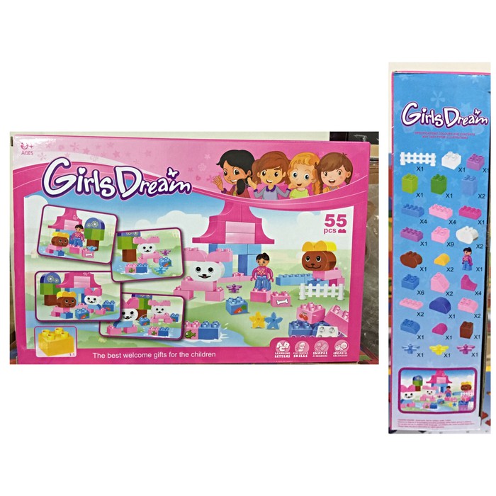 LEGO DUPLO GIRLS DREAM BRICK BLOCK MAINAN TOY ANAK KADO KONSTRUKSI EDU