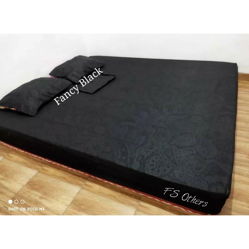 SPREI POLOS HITAM/SPREI EMBOS POLOS/SPREI KATUN HALUS/SPREI MURAH BERKUALITAS