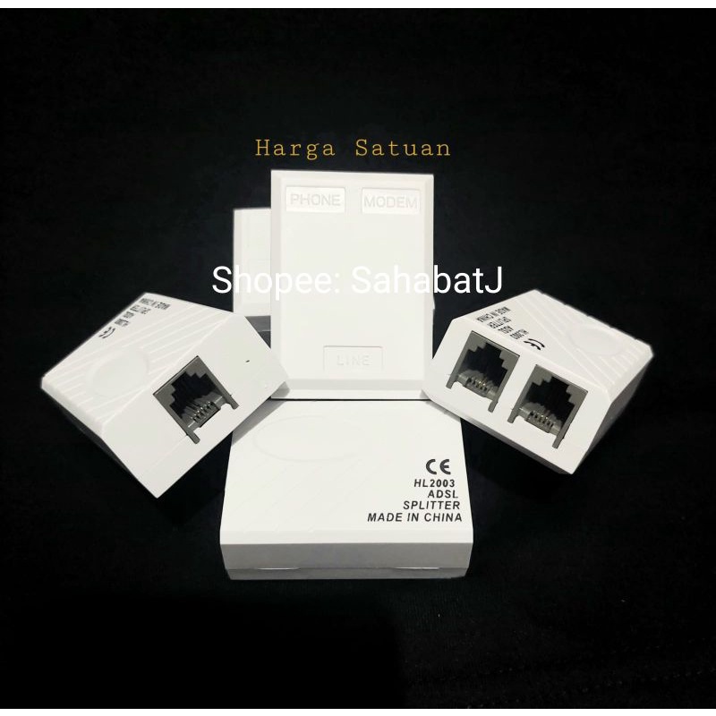 ADSL Splitter Kabel Telepon Modem