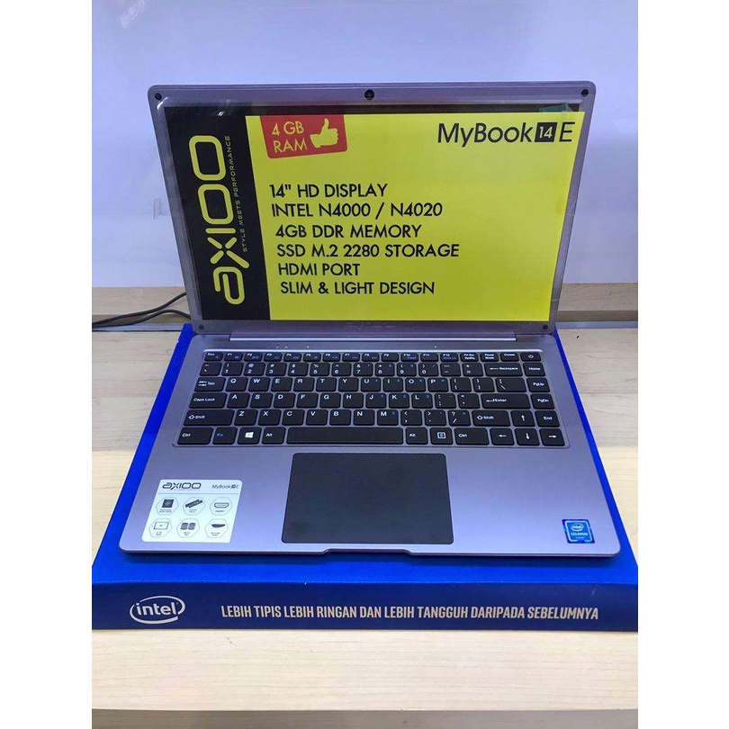 AXIOO MYBOOK 14 INTEL N4020 RAM4GB SSD256GB WINDOWS 10