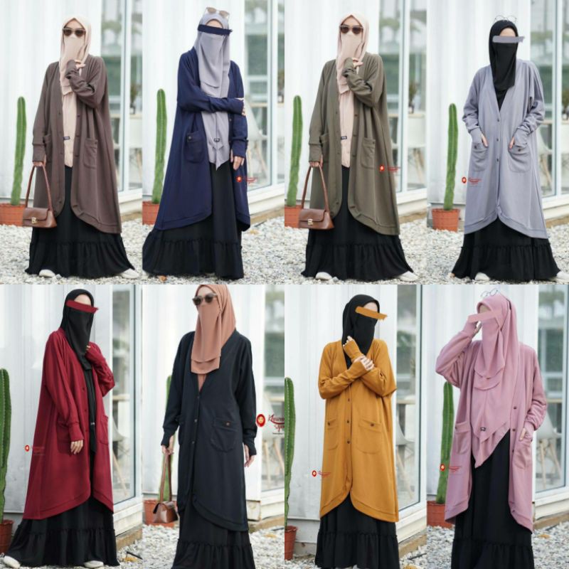 WAHEEDA KNIT BY KHUMAIRA SYARI | Cardigan Outter Waheeda Khumairasyari